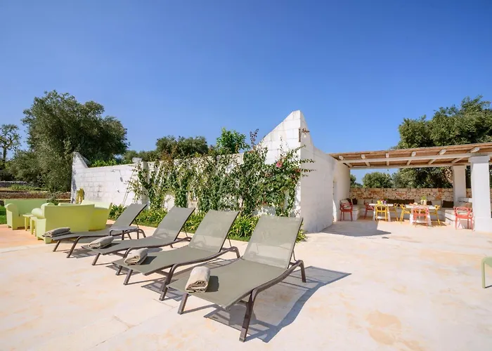 דירה Helloapulia - Charming At Authentic Masseria Pepenofio מונופולי