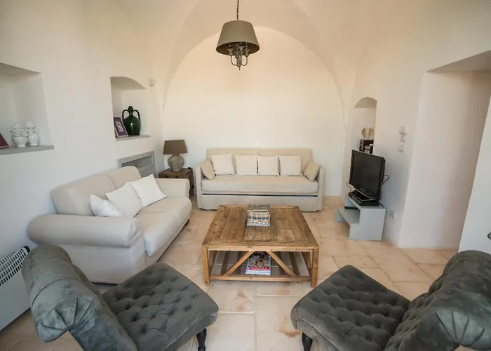 דירה Helloapulia - Charming At Authentic Masseria Pepenofio מונופולי